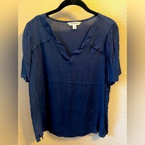 Counterparts Women’s Short Sleeve Blouse Size XL